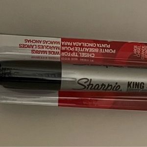 SHARPIE King Size Permanent Markers Large Chisel Tip, Great For Poster Boards